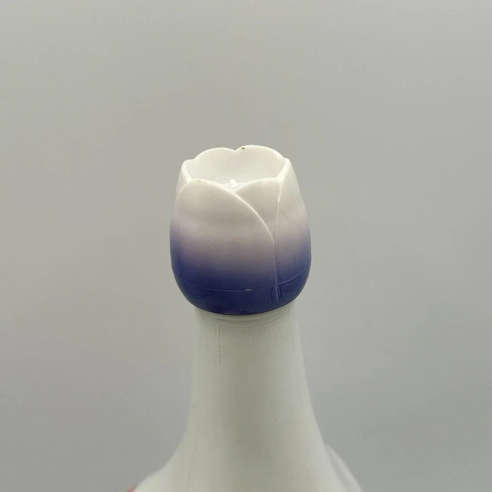 Vintage Vandermint Liqueur Holland Ceramic Bottle 750ml Tulip Cap Windmill Dutch